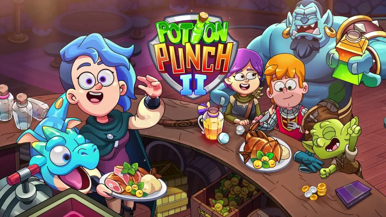 Apple Arcade tung loạt game mới, Cozy Caravan chiếm sóng 3 Potion Punch 2+ được xây dựng khi người chơi sẽ quản lý thời gian với nhịp độ nhanh trong bối cảnh tiệm thuốc phép thuật