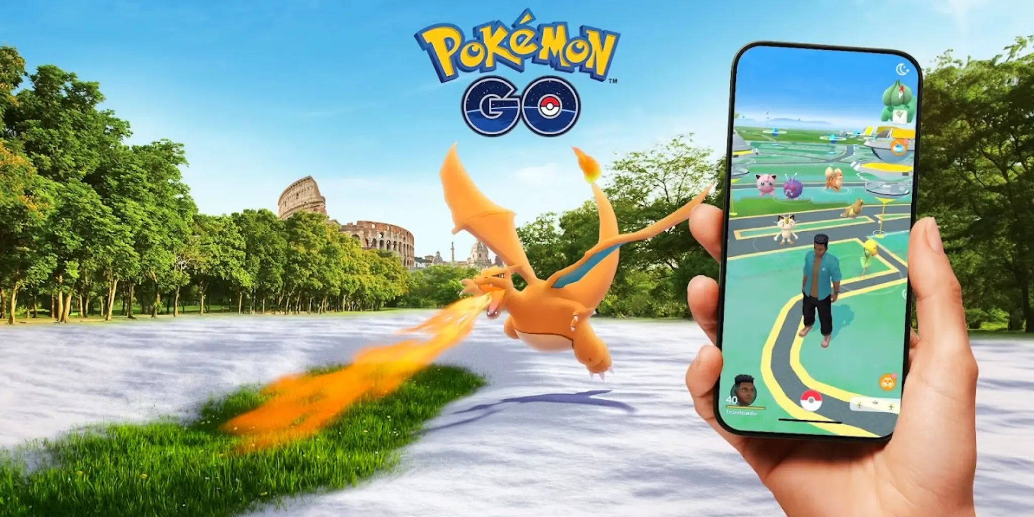 Pokemon Go nổi bật với lối chơi AR cho phép game thủ bắt Pokemon bằng điện thoại
