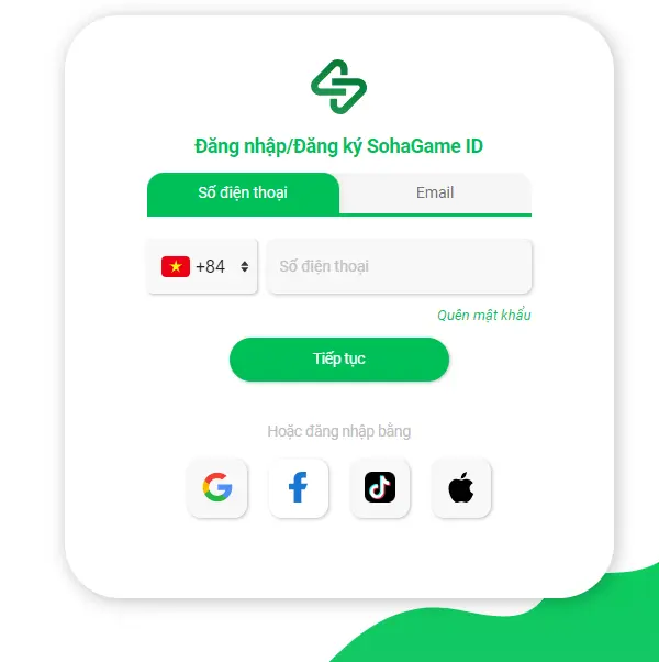 Bước 1 truy cập vào đường link tại đây và đăng nhập bằng tài khoản game thủ