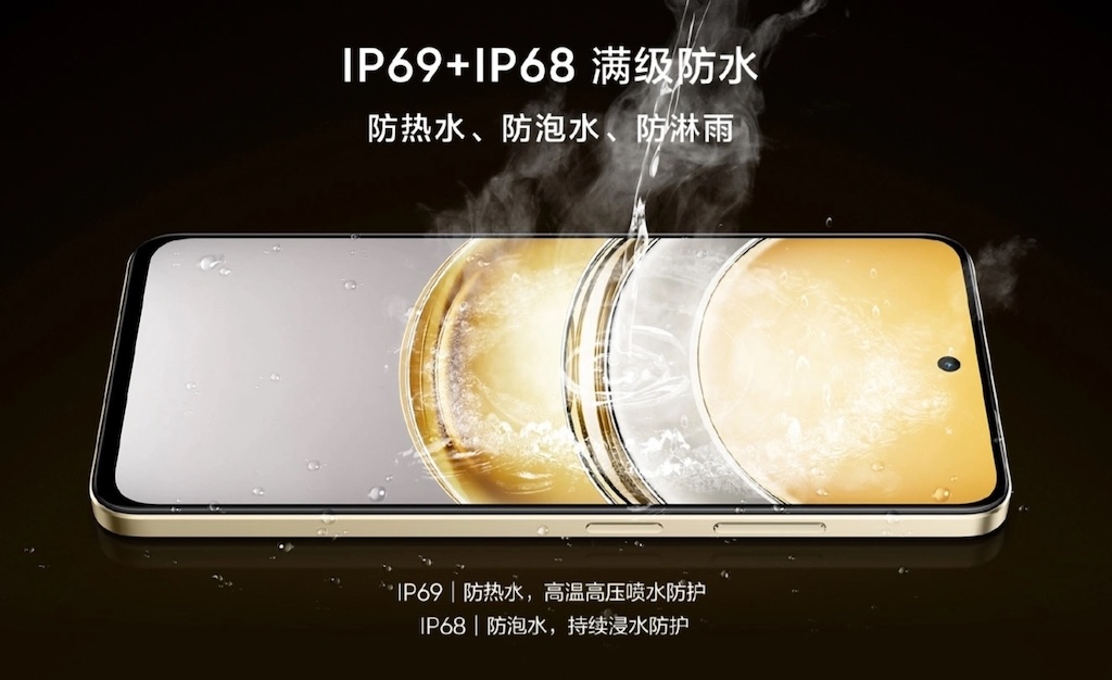 V60 Pro là dòng sản phẩm đầu tiên của Realme V sở hữu tiêu chuẩn IP69