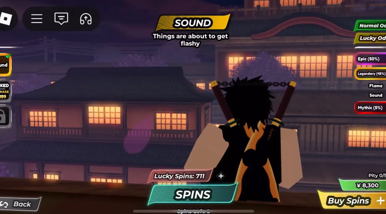 Tựa game Mugen Roblox được lấy cảm hứng từ anime Demon Slayer