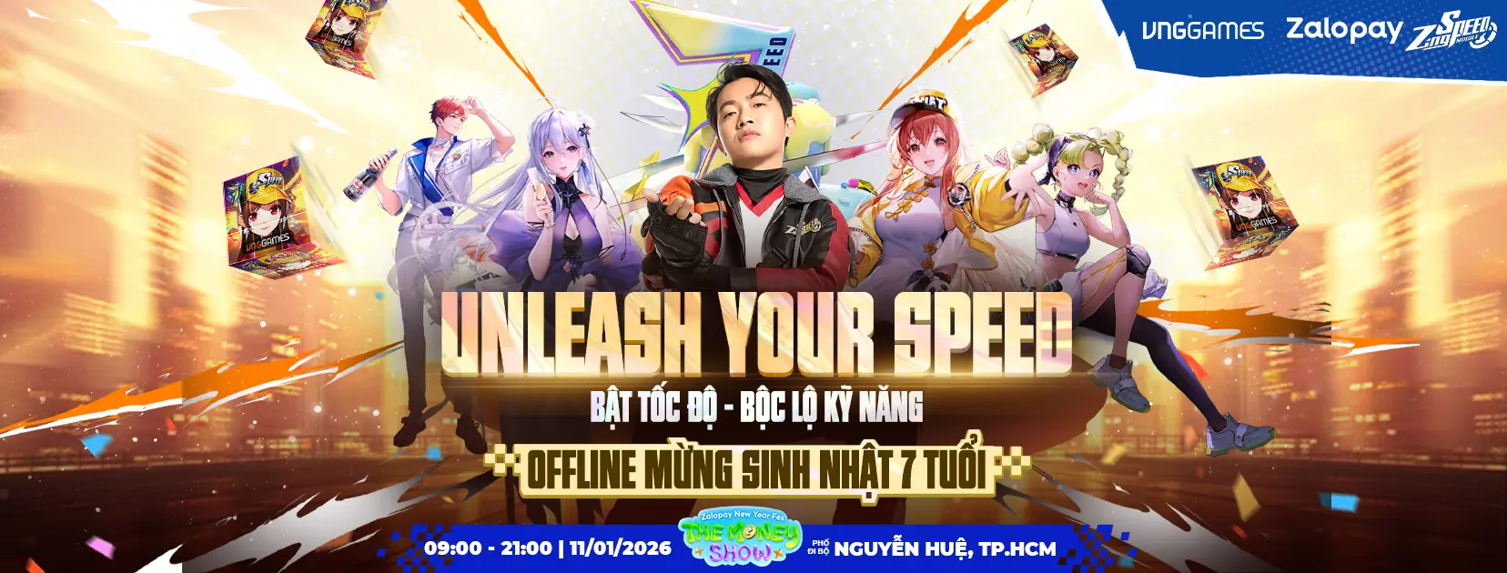 Theo dõi Fanpage để nhận code ZingSpeed Mobile miễn phí