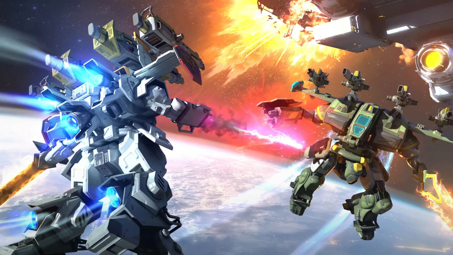 Tựa game War Robots nổi tiếng với lối chơi 6v6 trực tuyến