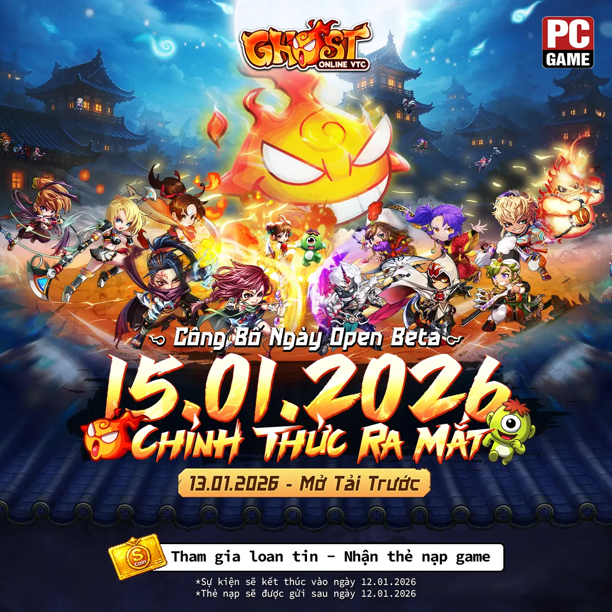 Ghost Online PC ấn định ngày ra mắt, mở họp báo Bách Quỷ Dạ Hành 2 Ghost Online PC tại Việt Nam sẽ do VTC Mobile phát hành