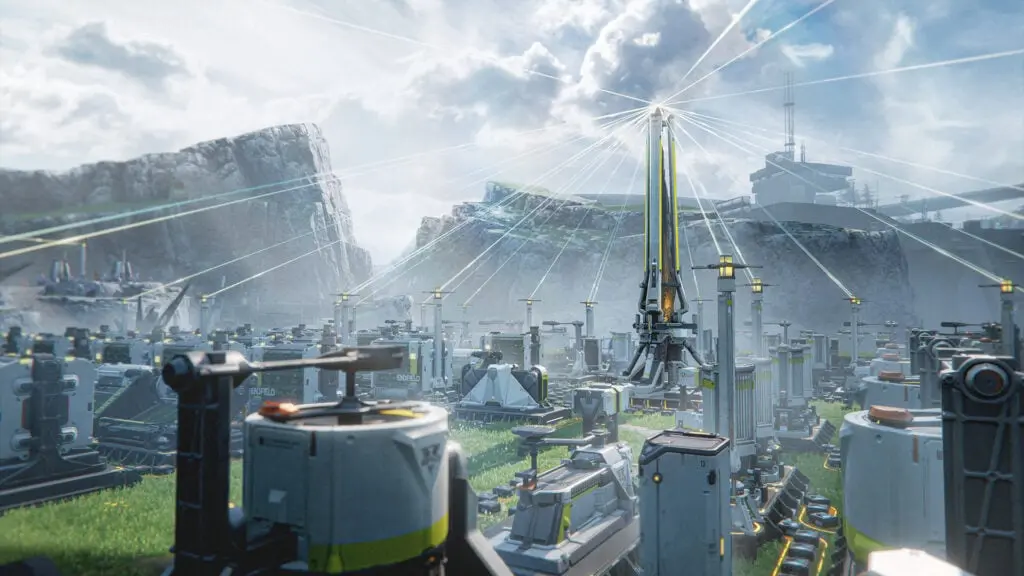 Arknights: Endfield cán mốc 35 triệu lượt đăng ký trước 4 Game cho phép xây dựng mạng lưới sản xuất và lưới điện (Ảnh: Gematsu)