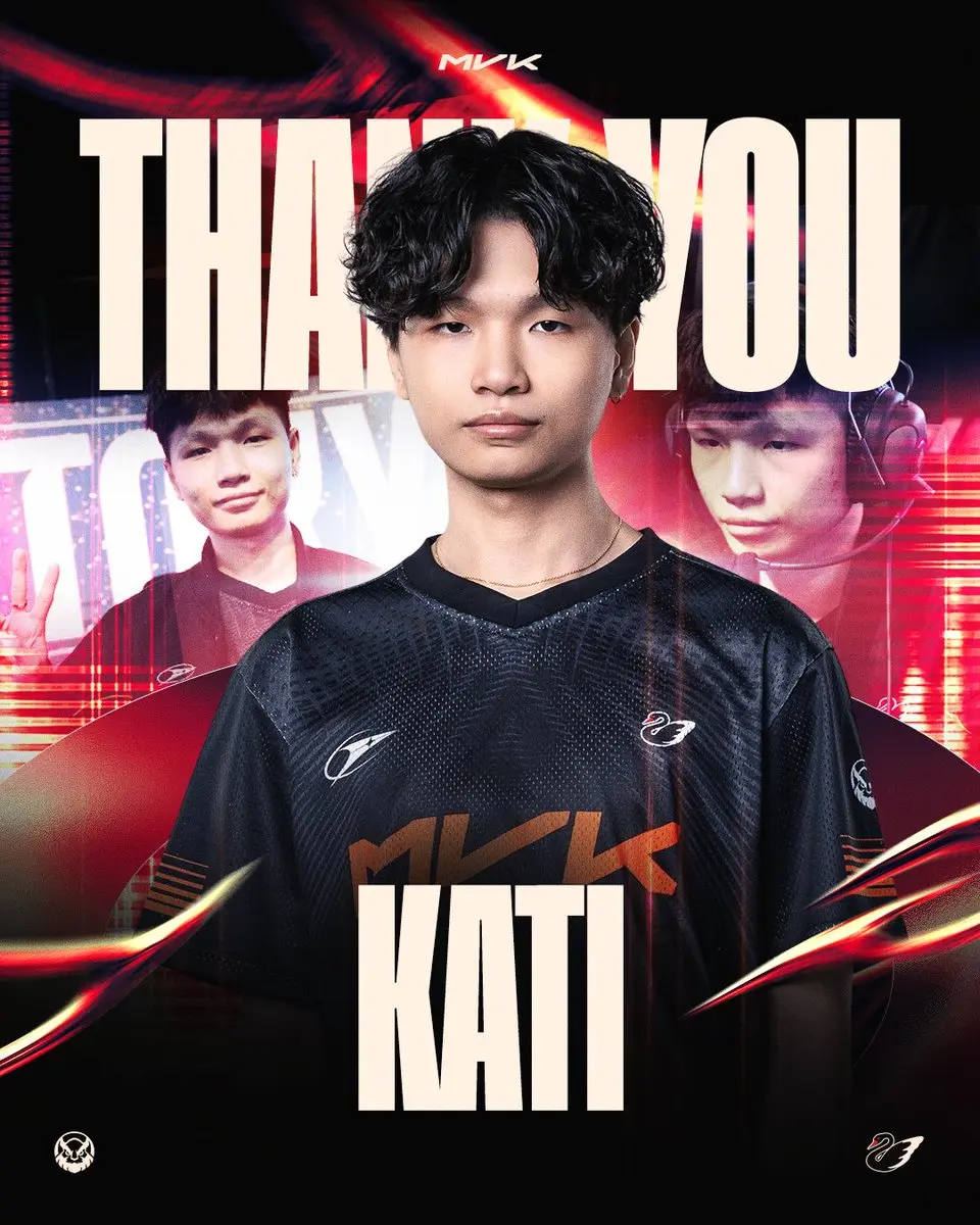 Kati rời MVK trước khi màu giải 2026 bắt đầu (Ảnh: X)